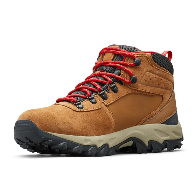 Custom Logo Design Adults Leather Hard-Wearing Climbing Hiking Shoes Men Boots Outdoor Featured Image