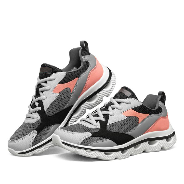 Wholesale New Design Custom Brand Fashion Breathable Mesh Upper Women Sports Shoes Sneakers Men