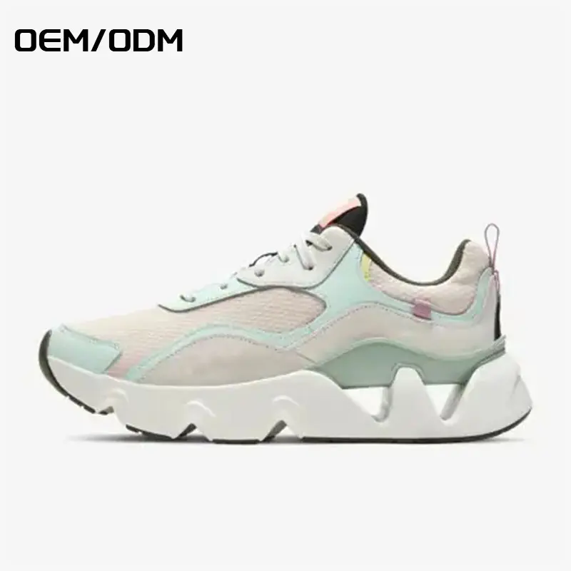 China Custom Footwear Breathable Platform Casual Sneaker Women Men Fashion Design Adult’s Sports Shoes Featured Image